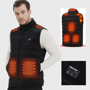 Chaleco Térmico Ligero con Batería de 5v para Hombre y Mujer, Invierno 2026, con 8 Almohadillas Calefactoras y 4 Interruptores - Product Image 1