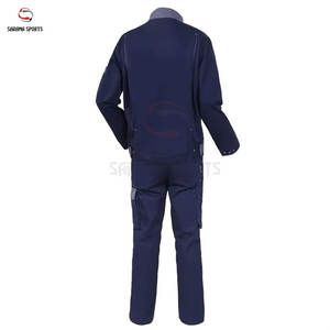 Combinaisons de travail unisexe personnalisées en coton durable pour la construction, les travaux extérieurs et la sécurité, pour mécaniciens, séchage rapide, légères, avec détection des aiguilles - Product Image 6