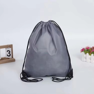 Sac de sport en nylon réutilisable et personnalisable avec cordon de serrage, imperméable, léger, écologique, pour les voyages, le yoga, la remise en forme, le quotidien - Product Image 2