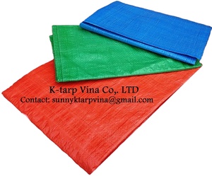 High-quality Top Light Duty Truck Cover HDPE Tarpaulin <b>Sheet</b> PE <b>Material</b> <b>Waterproof</b> Matte Surface 40-80 GSM Custom Cutting - Product Image 3