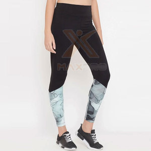 Pantalon de yoga pour femme, fabrication usine, prix bas, nouvelle collection, dernier design, couleur unie, taille mi-haute, écologique, respirant, Spandex/Polyester - Product Image 5