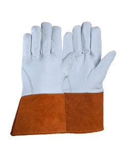 Guantes de Trabajo Resistentes al Calor para Hombre, Protección para Construcción, Jardinería, Soldadura, Cuero Vacuno, Venta al Por Mayor - Product Image 2