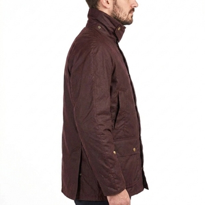 SUQAINA Men's Winter Wax Cotton <b>Jacket</b> Custom Fashion Casual Outdoor Durable Lightweight Breathable Waterproof Windproof - Product Image 4