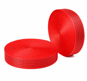 Sangle en polyester tissé à marque privée de 2 pouces, excellente résistance à l'usure pour le cerclage de marchandises, service de fabrication sur mesure - Product Image 1