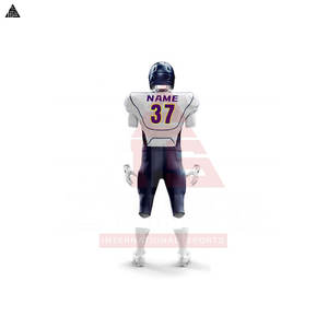 Ventes en gros de maillots et ensembles de pantalons de football américain personnalisés, uniformes de football américain sur mesure, uniformes de football américain grandes tailles - Product Image 2