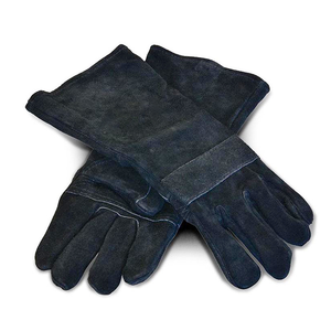 Guantes de soldadura TIG de cuero amarillo con doble palma y dedos divididos, resistentes al calor para soldar, de alta calidad, térmicos, de cuero vacuno para invierno. - Product Image 6