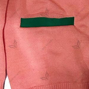 Wholesale Custom Logo Varsity <b>Cardigan</b> Women V Neck Striped Trim 7GG <b>Chunky</b> Wool Acrylic Preppy Sorority Knitwear <b>Cardigan</b> - Product Image 3