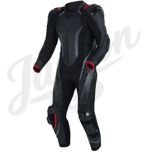 Combinaison en cuir de moto de haute qualité, vêtements de protection pour la course à moto, fabricant de combinaisons de course, équipement de motard personnalisé - Product Image 4