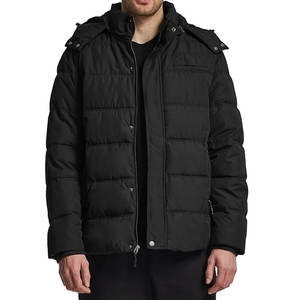 เสื้อโค้ทแจ็กเก็ตขนเป็ดอบอุ่นสำหรับผู้ชาย, เสื้อโค้ทกันน้ำปกตั้งมีฉนวนหนาและกันลมสำหรับสภาพอากาศที่หนาวจัด - Product Image 1