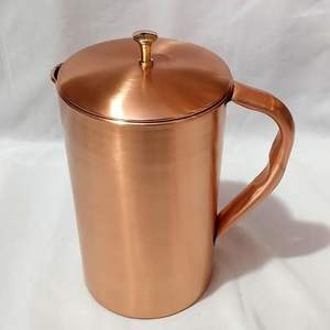 Copper Drinking Jug Brass Handle Water Jug Home Wedding Parties Hotels Restaurants Stainless Steel High Quality <b>Mirror</b> Polished - Product Image 4