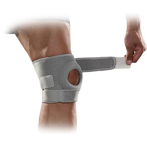 Attelle de genou réglable rose à rotule ouverte pour la sécurité sportive, stabilisateur articulaire respirant en néoprène - Product Image 2