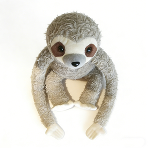 Peluche de Perezoso Personalizado, Peluche de Perezoso de Brazos Largos, Peluche de Perezoso Gris Rizado, Muñeco de Animal de la Selva Tropical - Product Image 3