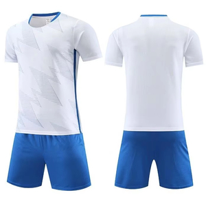 Unisex Professional Soccer Uniform Set <b>Athletic</b> Football Jersey Shorts 100% Polyester High Performance - Product Image 1
