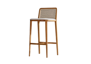 Nail Bar Chair with Scandinavian Design Modern Durable & Eco-Friendly Wood for Commercial Use in Bar Cafe <b>Dining</b> Living Room - Product Image 6
