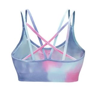 Soutien-gorge de sport respirant à sublimation personnalisée pour femme, grande taille, dos nageur, maintien élevé, idéal pour le yoga - Product Image 2