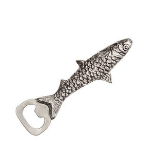 Ouvre-bouteille en laiton massif en forme de poisson, gravé avec de la nacre, accessoires pour bouteilles de vin de qualité supérieure à bas prix - Product Image 5