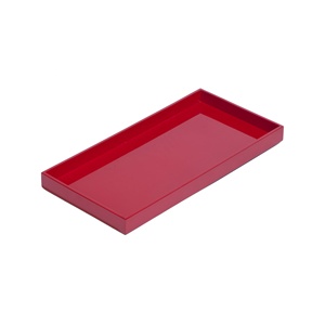 Fabrication en gros de plateaux de service en MDF laqué, plateaux de service rectangulaires de couleur noire et argentée les plus vendus, faits à la main - Product Image 4