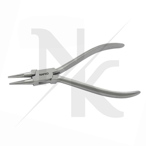 Alicates de Punta Redonda de 115 mm con Acabado Mate y Dientes Serrados para Joyería, Bricolaje, Pesca y Crimpado de Anillas Sin Resorte - Product Image 5