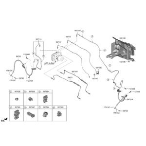 Étriers et supports de frein neufs pour Elantra, côté droit, 58732IB000 - Product Image 2