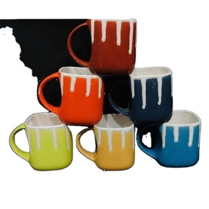 Juego de Tazas de Té de Cerámica ColorDot Classic de la India - Product Image 1
