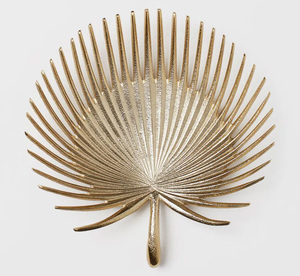Antique Brass Monstera Leaf Geometric Shape Durable Modern Wall Lamp Easy Install Metal <b>Bedside</b> <b>Lighting</b> for Modern Home Decor - Product Image 2