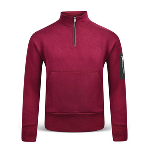 Camiseta de Entrenamiento para Hombre con Cierre de Cremallera, Secado Rápido, Ligera, Manga Larga, Transpirable, Elástica, Corte Regular - Product Image 1