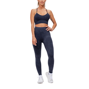 Women's <b>High</b> Waist Seamless Midi Leggings Yoga Scrunch Butt Breathable Anti-Bacterial Sports Pants Gym <b>Tight</b> - Product Image 1