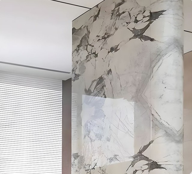 UV Wall Panel High Gloss Marble Decorative Board Waterproof Interior Wall Covering for Home & Commercial Use