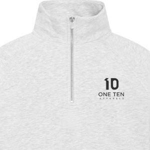 เสื้อสเวตเชิ้ตผู้ชายแบบซิปครึ่งตัว ผ้าคอตตอนผสมพรีเมียม เสื้อพูลโอเวอร์ลำลอง ชุดกีฬา สกรีนโลโก้ได้ตามสั่ง รับผลิตแบบ OEM ODM เสื้อผ้าขายส่ง - Product Image 3
