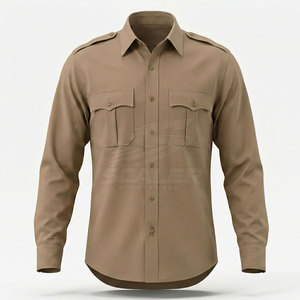 Vêtements de sécurité, uniforme de sécurité, 100% polyester, unisexe, usage extérieur, plusieurs poches, construction durable, fermeture éclair - Product Image 4