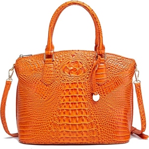 Bolso Tote de Cuero de Lujo para Mujer, con Grabado de Cocodrilo, Bolso de Hombro de Gran Capacidad, Bolso de Moda para Compras y Trabajo, Personalizable OEM - Product Image 5