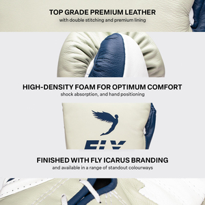 Nuevos Guantes de Boxeo Personalizados de Marca Propia, 100% Cuero Vacuno Genuino, Guantes de Boxeo Profesionales con Cordones y Agarre Ergonómico - Product Image 4