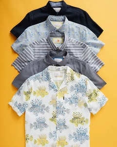 All Over Printing Design High Quality Pique Vacation Hawaiian Beach <b>Dress</b> Shirt for <b>Men</b> - Product Image 4