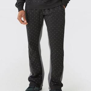 Survêtement unisexe en molleton 100% coton léger, avec impression sérigraphique vintage et strass, personnalisable avec logo, idéal pour l'hiver - Product Image 3