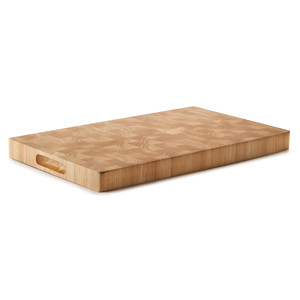 Tagliere in Legno di Gomma Grande Rettangolare con Manico per Uso in Cucina - Product Image 1