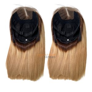 Perruques en cheveux humains 100% vietnamiens naturels, perruques courtes sans colle, couleur ombrée, 2x4, 2x6 tailles personnalisées - Product Image 3
