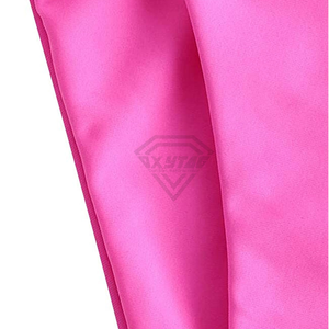 Women Solid Pink Bikini Set Triangle Top Tie Side Bottom Swimwear <b>Stretch</b> Spandex Nylon Beachwear Swimsuits Sexy Beachwear - Product Image 3