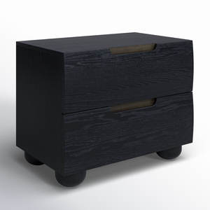 2ลิ้นชัก nightstand ทำจากไม้ - Product Image 4