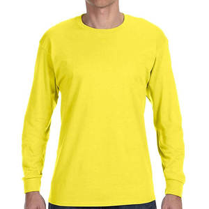 T-shirt décontracté à manches longues pour homme, col rond, coton respirant, streetwear tendance pour tous les jours - Product Image 2