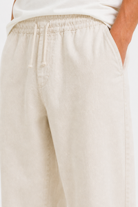 Pantalon décontracté pour hommes avec cordon de serrage, coupe décontractée, en coton doux, pantalon de détente confortable pour tous les jours, pantalon à taille élastique - Product Image 4