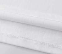 T-shirt pour homme 100% coton 180g, col en V tricoté, manches régulières, coupe classique avec motif, tee-shirt décontracté anti-rides et à séchage rapide