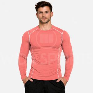 Trending 2026 Custom Gym <b>Compression</b> <b>Shirt</b> Lightweight Breathable Workout Fitness Performance Athletic Wear - Product Image 2