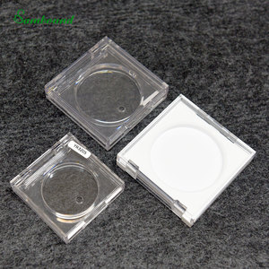Wholesale Custom Eco-Friendly Black PET <b>Plastic</b> Blush <b>Container</b> Single Pan Highlighter Boxes Transparent 5G Cosmetics Storage - Product Image 3