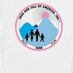 เสื้อสเวตเชิ้ตแขนยาวคอกลมสีขาวสำหรับวัยรุ่นพร้อมโลโก้แจ็คแอนด์จิลออฟอเมริกา 1938 เสื้อสวมหัวผ้าฝ้ายลำลองสำหรับวัยรุ่นทุกวัน - Product Image 5