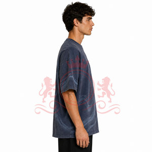 เสื้อยืดทรงหลวมสไตล์วินเทจพรีเมียม สีซีดแบบซันเฟด ผลิตจากผ้าฝ้ายเนื้อนุ่ม ใส่สบายสำหรับทุกวันและสวมใส่ได้ทุกวัน - Product Image 3