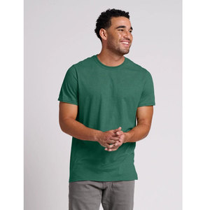 JERZEES Ultimate IC46R Camiseta de color sólido para hombre, camiseta informal de manga corta con cuello redondo, camiseta de manga corta con cuello redondo de color verde sólido para hombre - Product Image 2