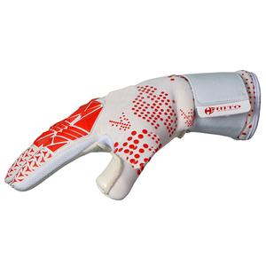 Gants de gardien de but professionnels personnalisés, contact en latex sur la paume avant, contact en latex sur le dos de la main, enveloppe de pouce en silicone injecté, languette en caoutchouc - Product Image 5