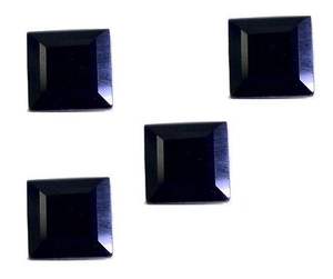 Piedras preciosas sueltas de corte cuadrado facetado de ónix negro Natural 100% de calidad superior a precio de fábrica al por mayor por quilate OEM - Product Image 3