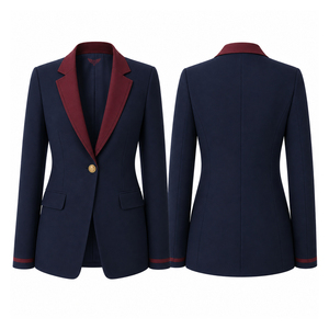 Custom Mens & <b>Womens</b> Business Blazer <b>Jacket</b> Formal Office Suit Coat <b>Smart</b> Casual Uniform Tailored Workwear OEM ODM - Product Image 6