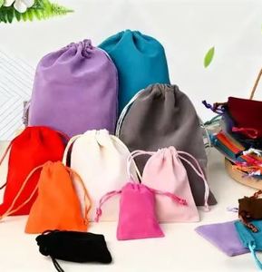 High Quality Velvet <b>Drawstring</b> <b>Bag</b> Jewelry Organizer Pouch Soft Touch Velvet <b>Drawstring</b> <b>Bag</b> Luxury Storage Pouch On Sale Price - Product Image 4